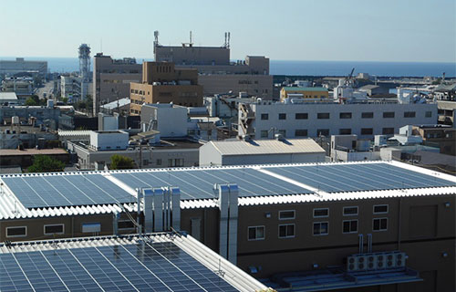 神戸事業所 第3棟・第4棟での太陽光発電