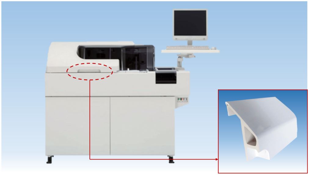 血液分析装置トップカバー