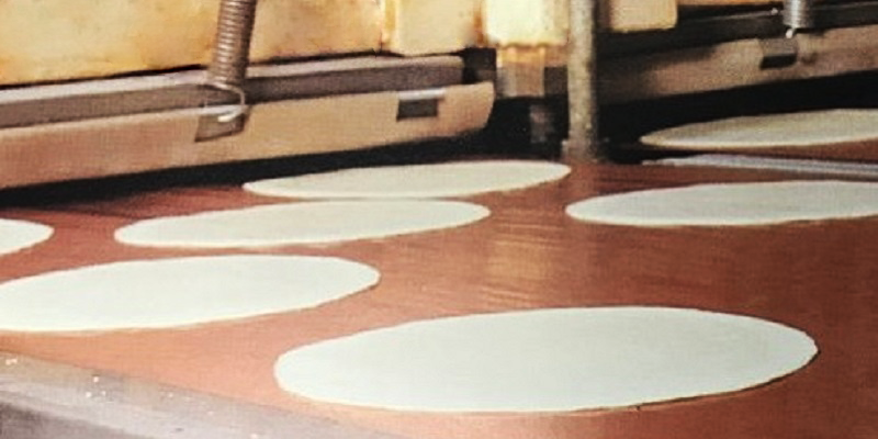 Tortilla forming line