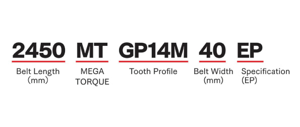 GP14M (Tooth Pitch: 14mm)