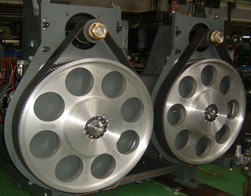 切削加工品<br/>可以制造从小到大直径的滑轮，从ø5到ø1500。