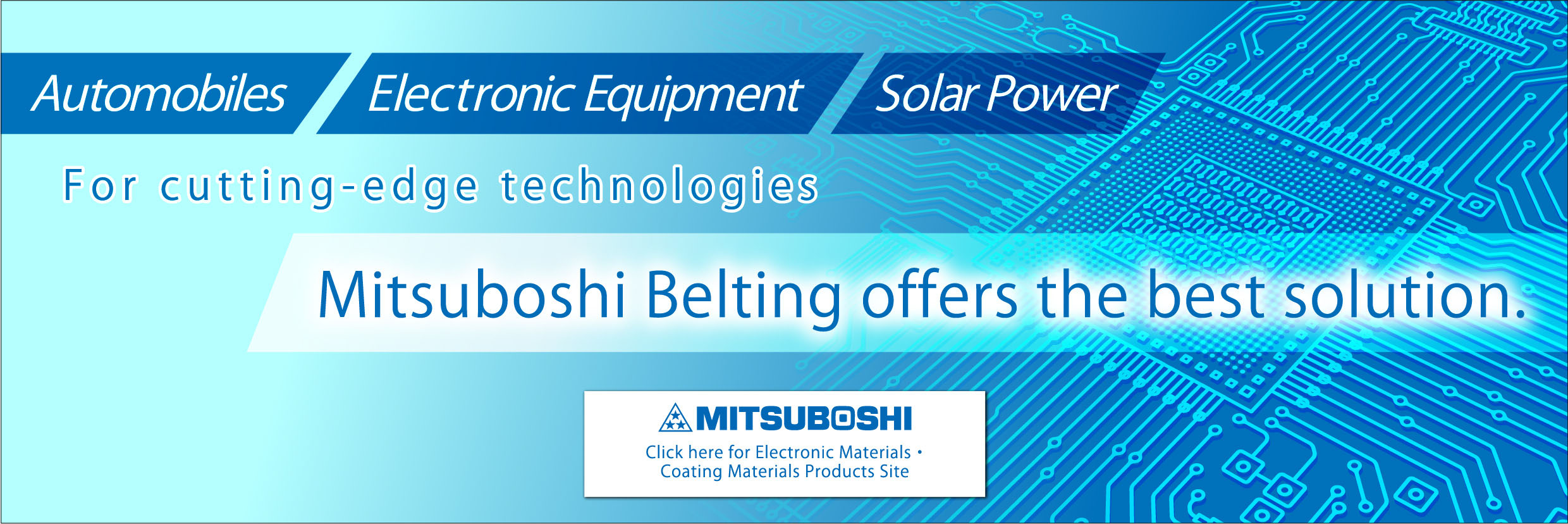 Mitsuboshi Belting offers the best solution.